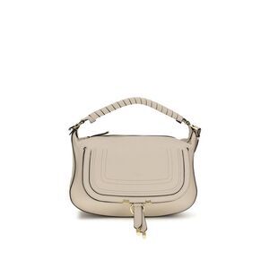 Chloé Beige Calf Leather Bos Taurus Shoulder Women's Bag